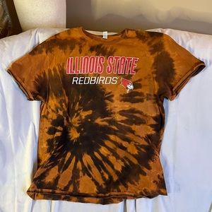 illinois state university redbird tie dye shirt Size extra large